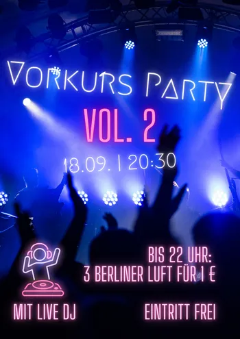 Vorkurs Party No 2